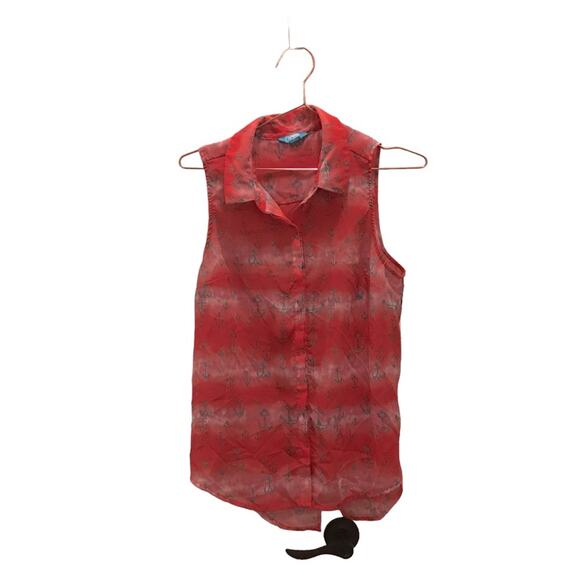 L’Amour Nanette Leopore
Sleeveless Anchor Top With Open Back Size XS - Picture 1 of 7